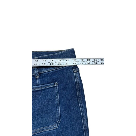 Spanx SPANXshape EveryWear Flare Jeans Womens Size 1X Patch Pockets Denim 20850R - Picture 6 of 9